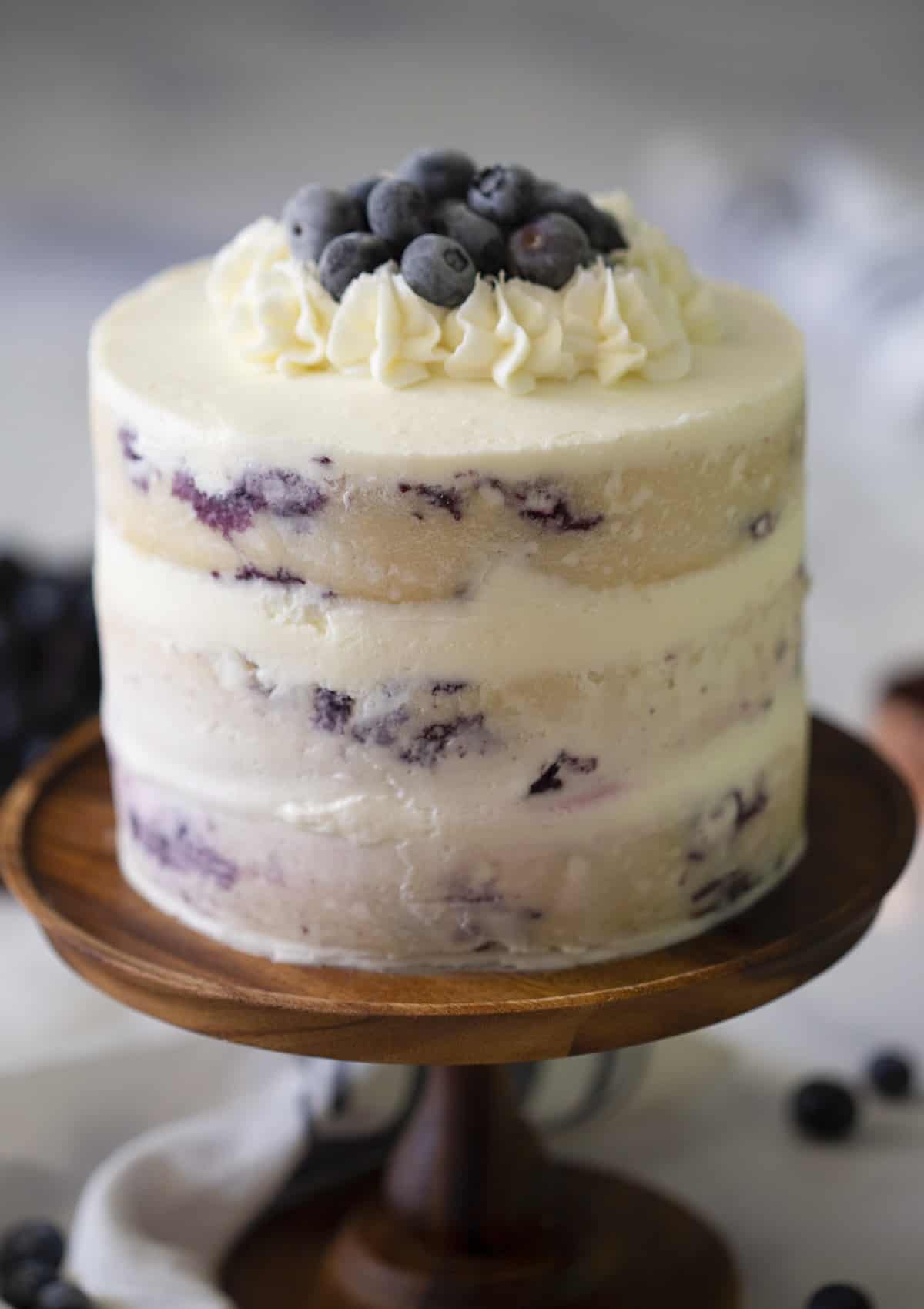 Lemon Blueberry Cake - Preppy Kitchen