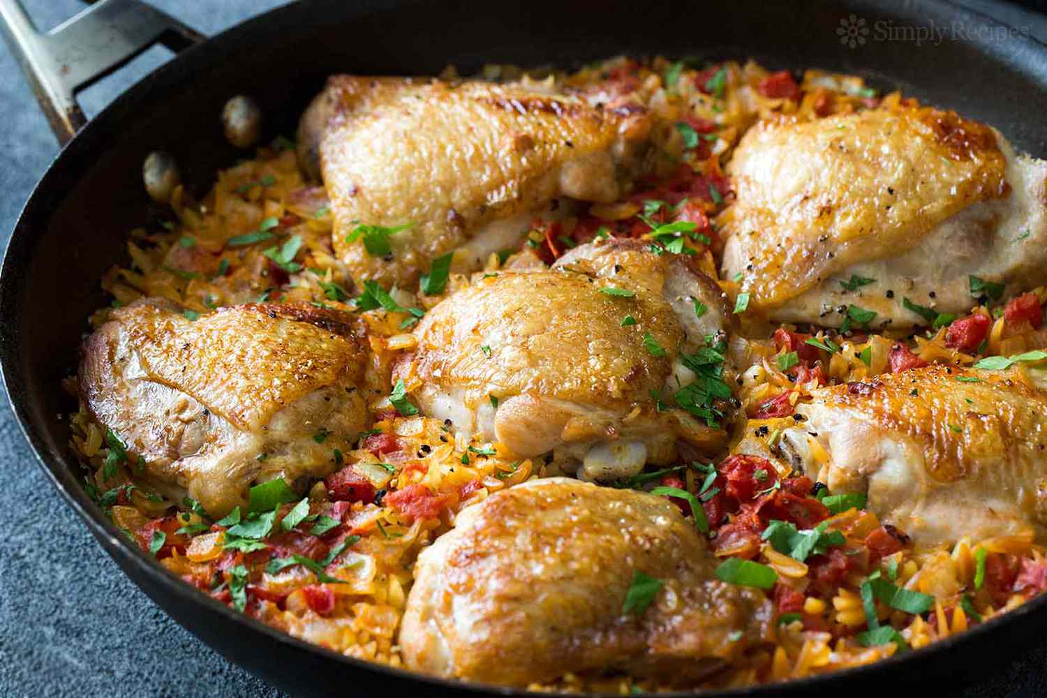 One Pot Chicken and Orzo