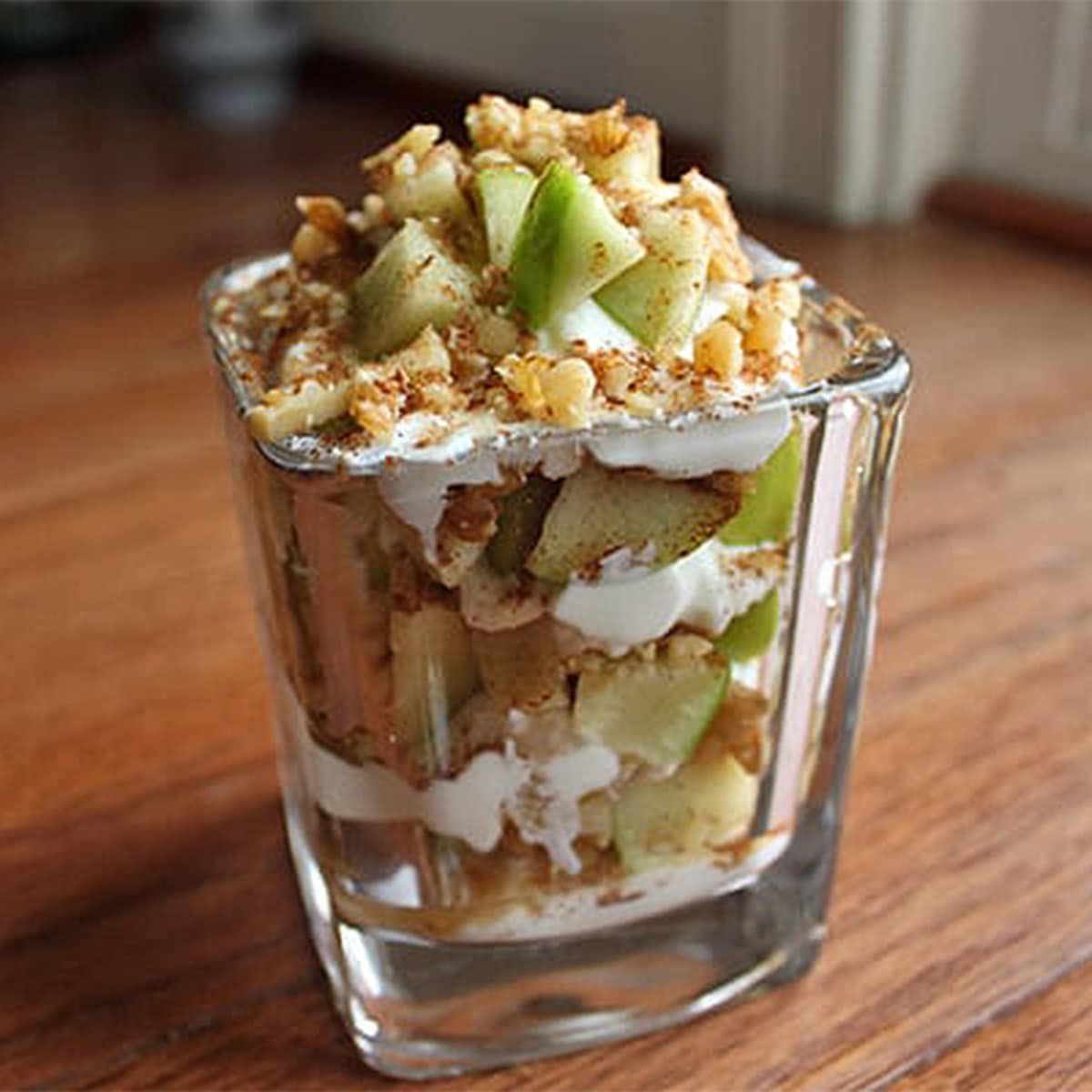 Apple and Walnut Yogurt Parfait - GreenLiteBites