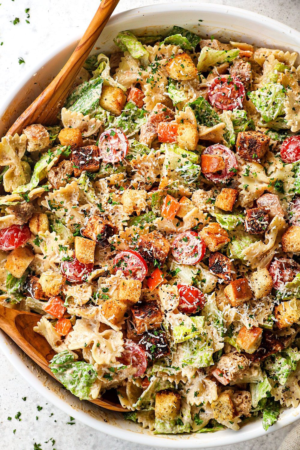 Chicken Caesar Pasta Salad