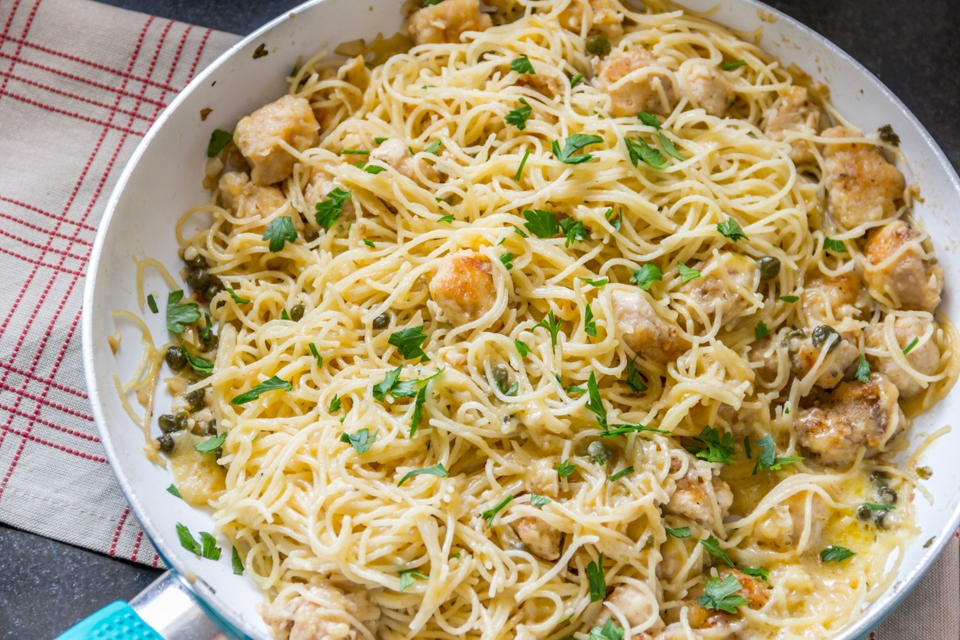 Chicken Scampi Angel Hair Pasta Recipe | Cosmo Appliances