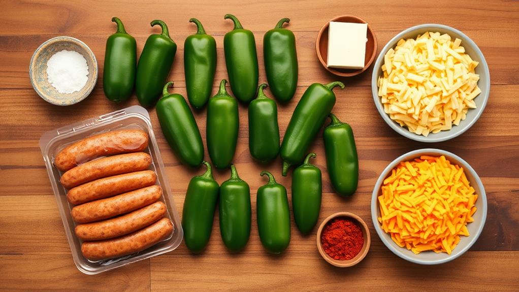 savory sausage stuffed jalape os recipe